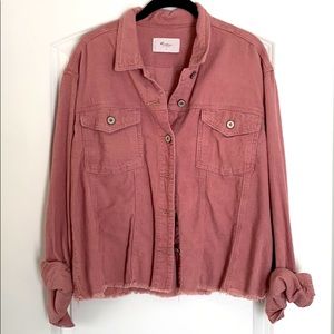KanCan Pink Corduroy Jacket